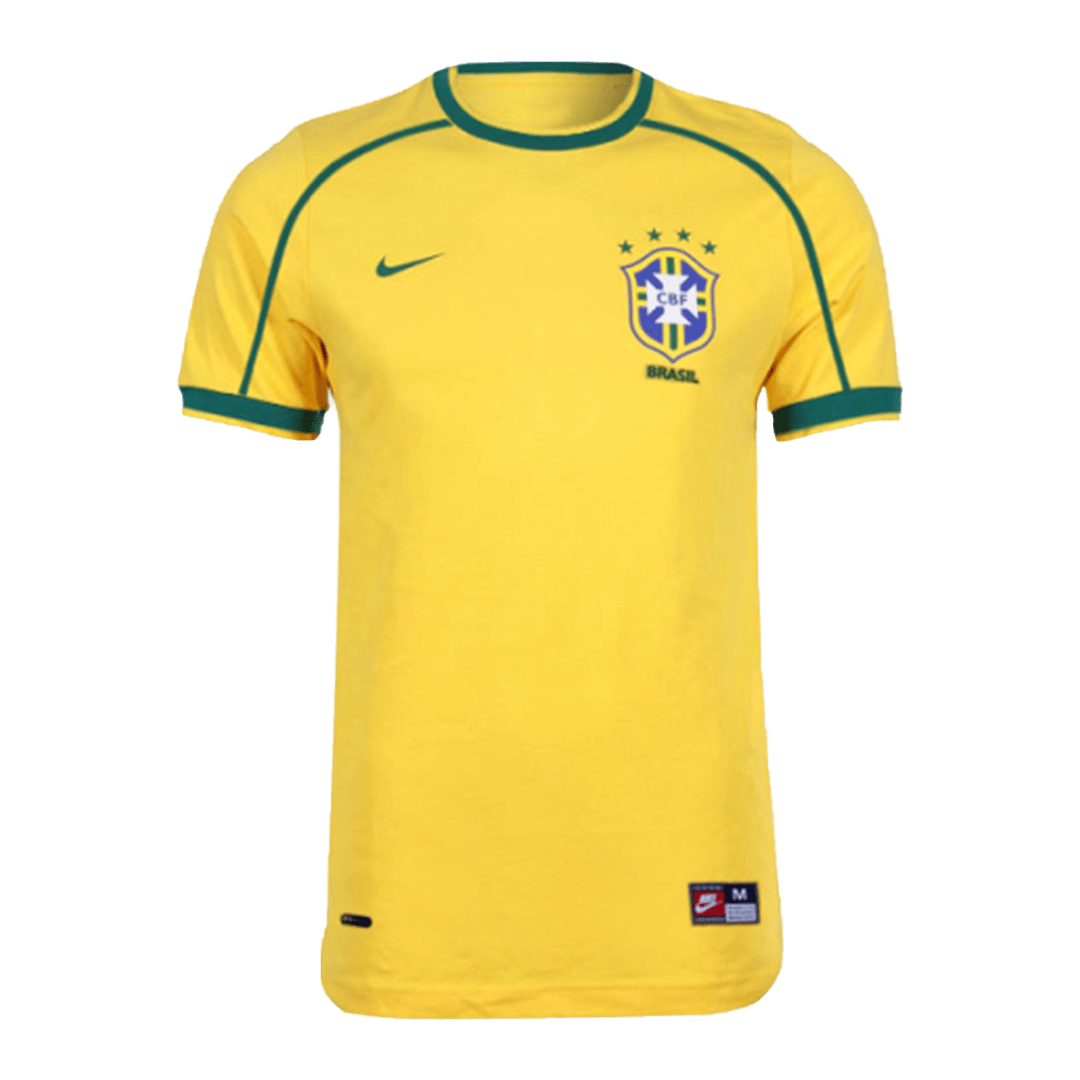 Camiseta Retro Brazil Primera Equipaci N Local Hombre Versi N