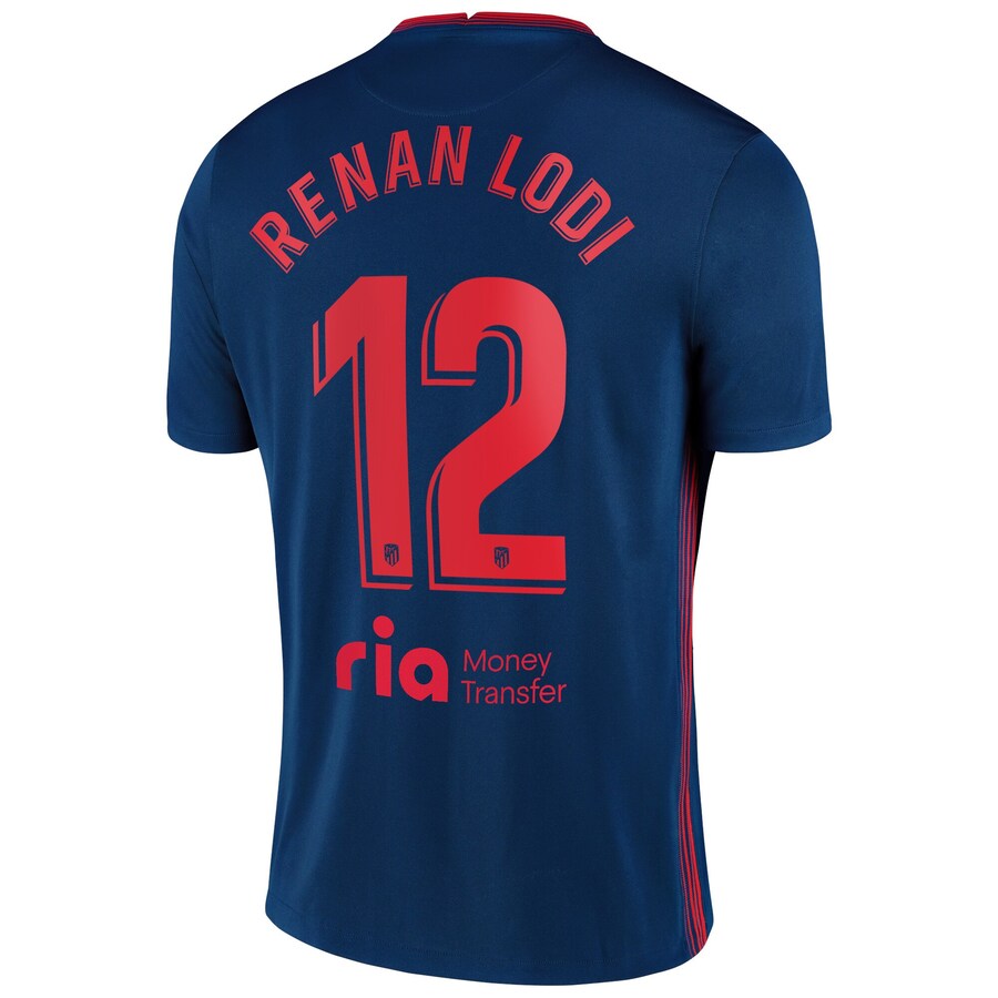 Camiseta de Fútbol RENAN LODI 12 Personalizada 2ª Atlético de Madrid