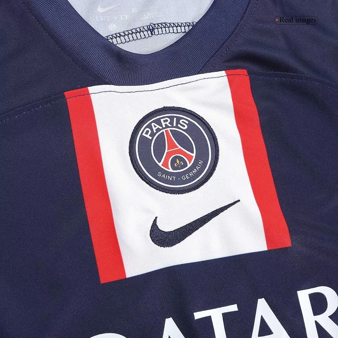 Camiseta de Fútbol NEYMAR JR 10 Personalizada 1ª PSG 2022 23 playeras