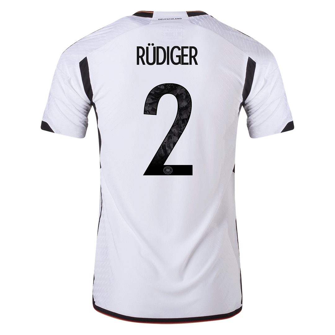 Camiseta Auténtica RÜDIGER 2 Alemania 2022 Primera Equipación Copa del