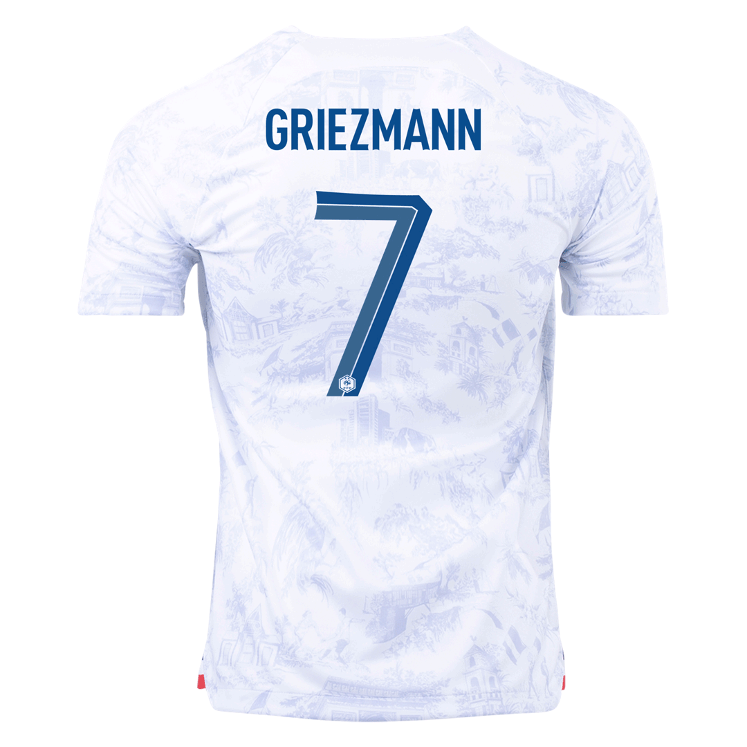 Camiseta Futbol De Visitante Copa Del Mundo Francia 2022 GRIEZMANN 7