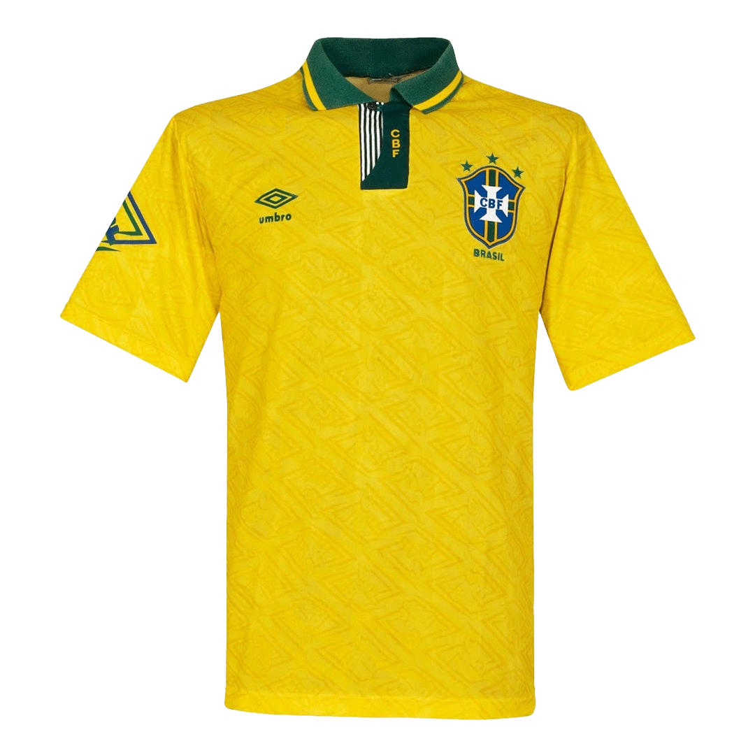 Camiseta Retro Brazil Primera Equipaci N Local Hombre Versi N