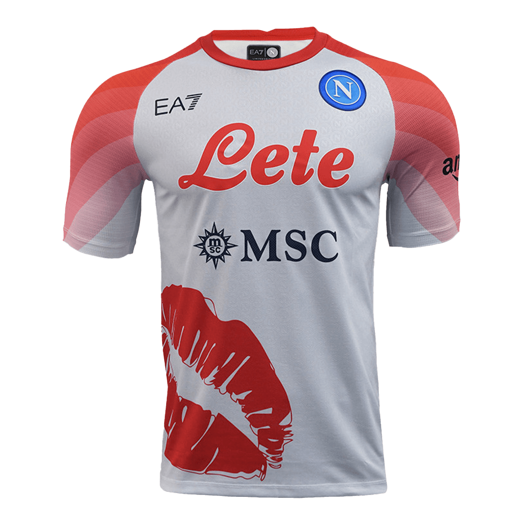 Camiseta Napoli Día de San Valentín 2022 23 Hombre EA7 Versión