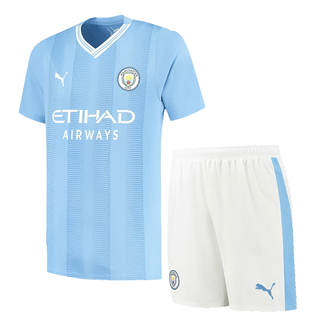 Miniconjunto Completo Manchester City 2023 24 Primera Equipación Local