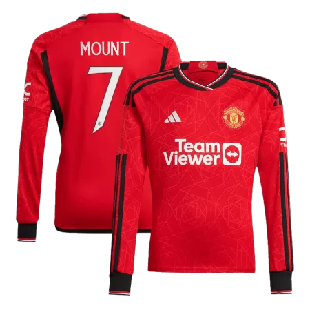 Camiseta Manga Larga MOUNT 7 Manchester United 2023 24 Primera