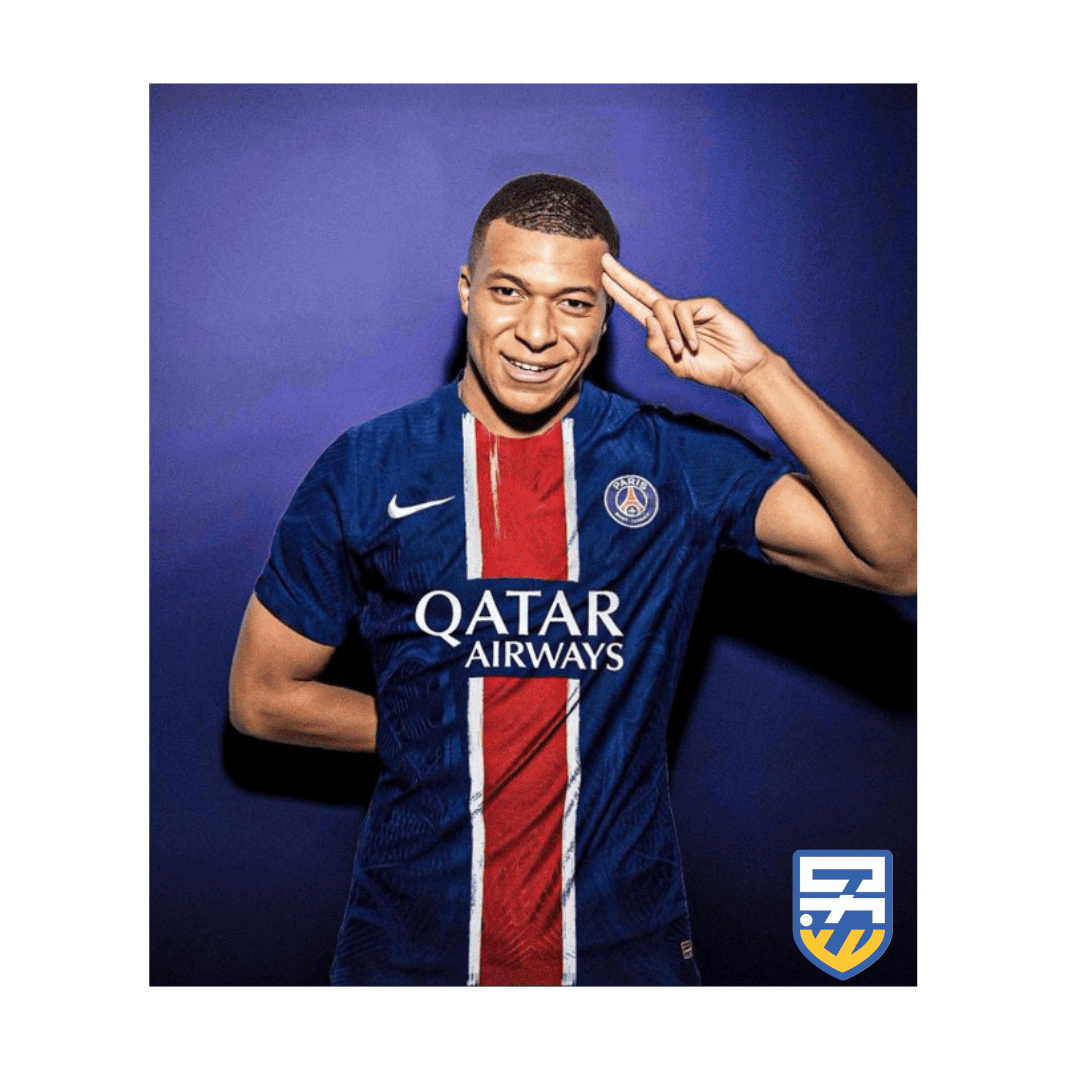 Mbappe #7 en camiseta local de psg 2024/25 camisetasfutbol.mx .png