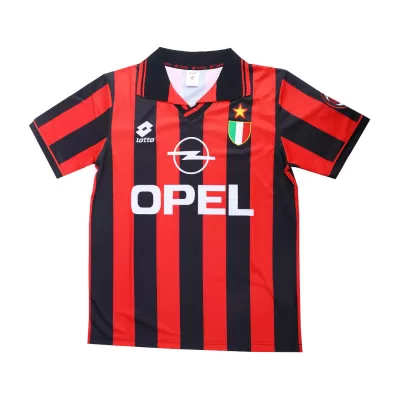 Camiseta Retro 1996/97 AC Milan Primera Equipación Local Hombre - Versión Hincha - camisetasfutbol