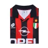 Camiseta Retro 1996/97 AC Milan Primera Equipación Local Hombre - Versión Hincha - camisetasfutbol