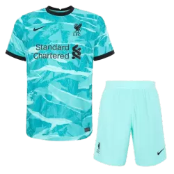 Uniformes de futbol Visitante Liverpool 2020 21 CamisetasFutbol.mx