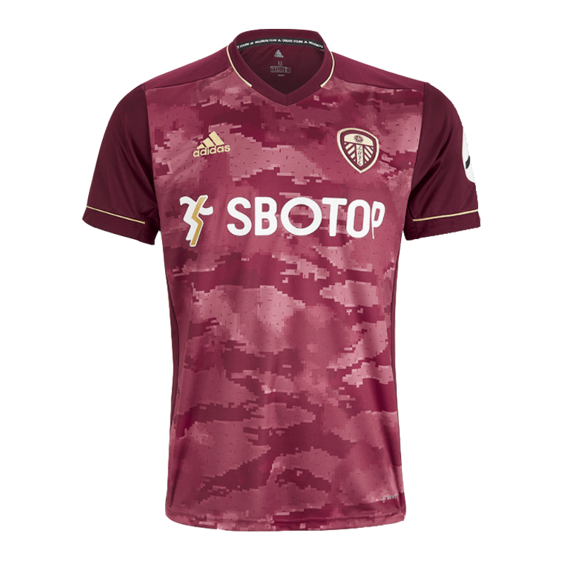 Camiseta de Fútbol Personalizada 3ª Leeds United 2020/21, playeras de