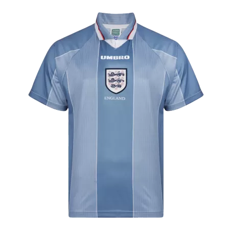 Camiseta Retro 1996 Inglaterra Segunda Equipación Visitante Hombre - Versión Hincha - camisetasfutbol