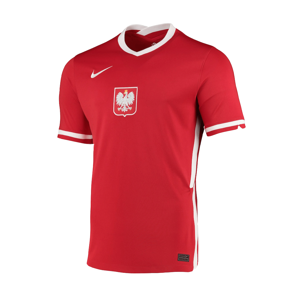Camiseta de Futbol Visitante para Hombre Polonia 2020 - Version Hincha Personalizada - camisetasfutbol