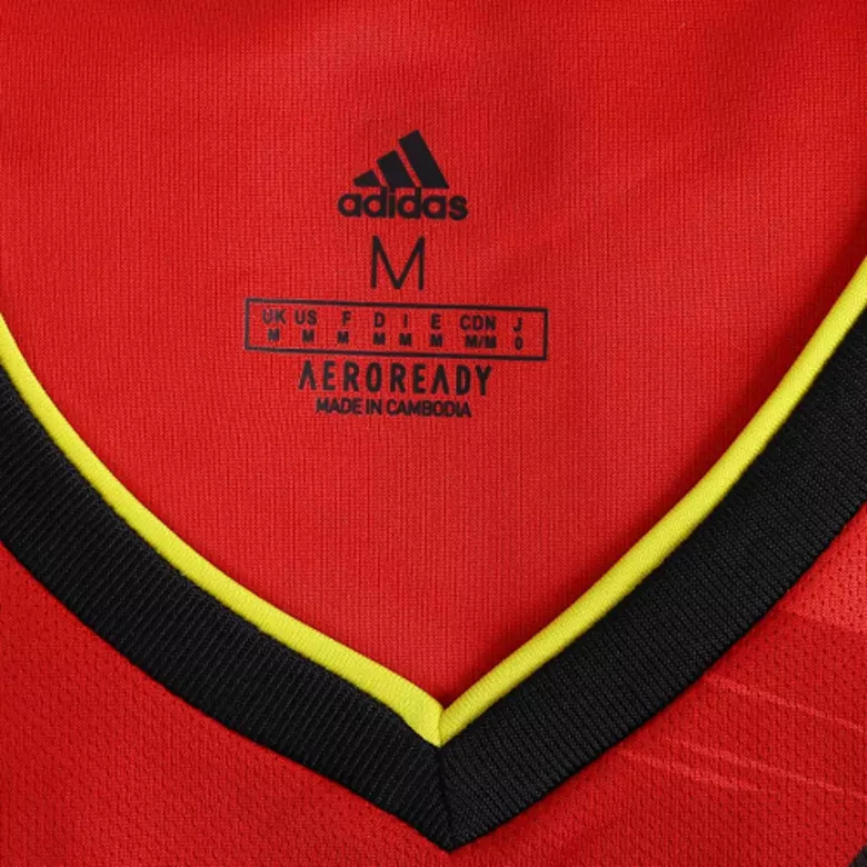 Camiseta Futbol Local de Hombre Bélgica 2020 con Número de Eden Hazard #7 - camisetasfutbol
