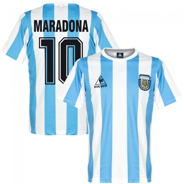 Argentina 1986 Home Long-Sleeve Football Shirt [As worn by Maradona,  Burruchaga & Borghi]