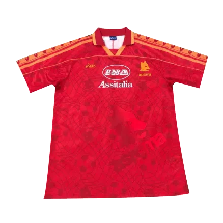 Camiseta Retro 1995/96 Roma Primera Equipación Local Hombre - Versión Hincha - camisetasfutbol