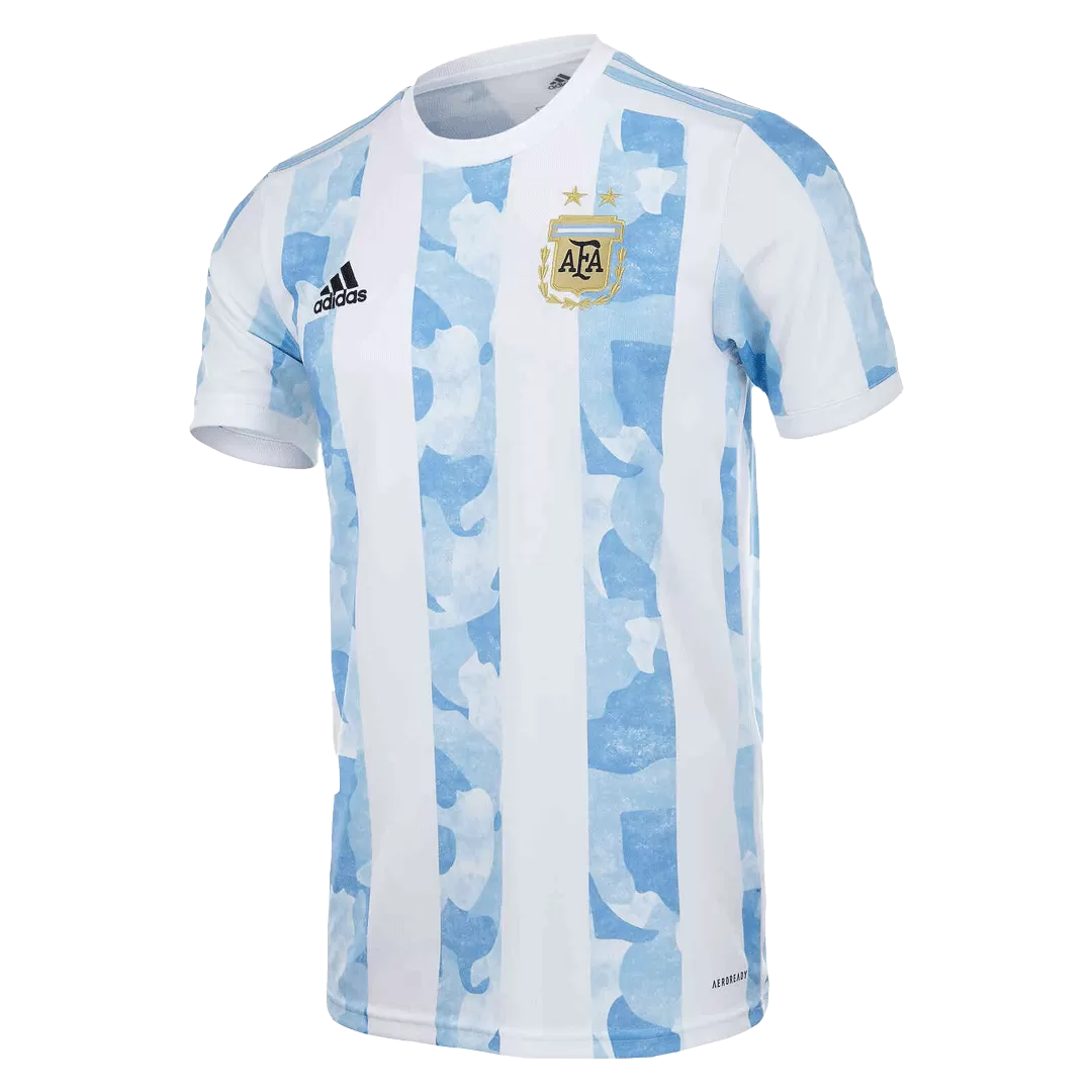 Camiseta Argentina 2021 Primera Equipación Local Hombre Adidas - Versión Replica CamisetasFutbol.cn