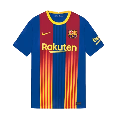 Camiseta de Futbol Visitante para Hombre Barcelona 2020/21 - Version Hincha Personalizada - camisetasfutbol