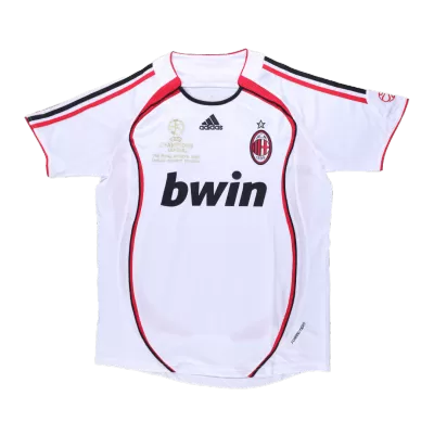 UCL Camiseta Retro 2006/07 AC Milan Segunda Equipación Visitante Hombre - Versión Hincha - camisetasfutbol