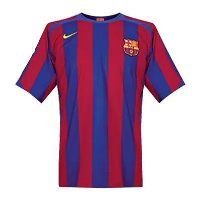 UCL Camiseta Retro 2005/06 Barcelona Primera Equipación Local Hombre - Versión Hincha - camisetasfutbol