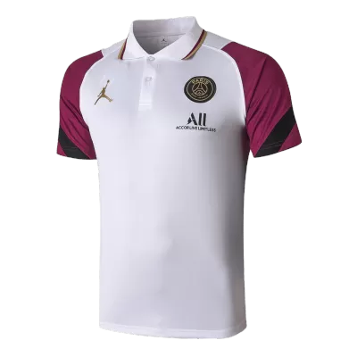 Camiseta Tipo Polo PSG 2020 21 Hombre Jordan CamisetasFutbol.mx