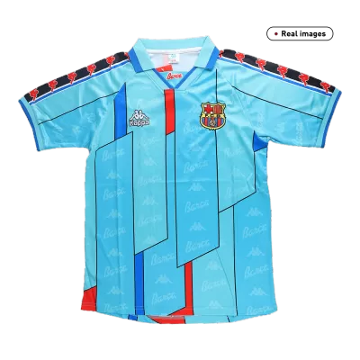 Camiseta Retro 1996/97 Barcelona Segunda Equipación Visitante Hombre - Versión Hincha - camisetasfutbol