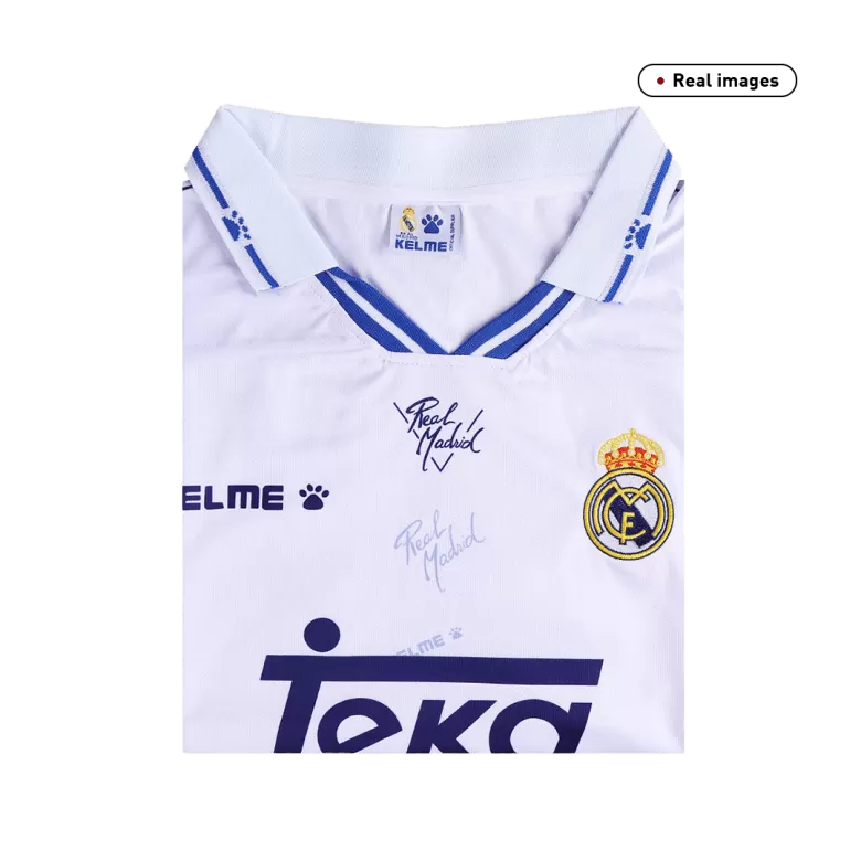Camiseta Retro 1994/96 Real Madrid Primera Equipación Local Hombre - Versión Hincha - camisetasfutbol