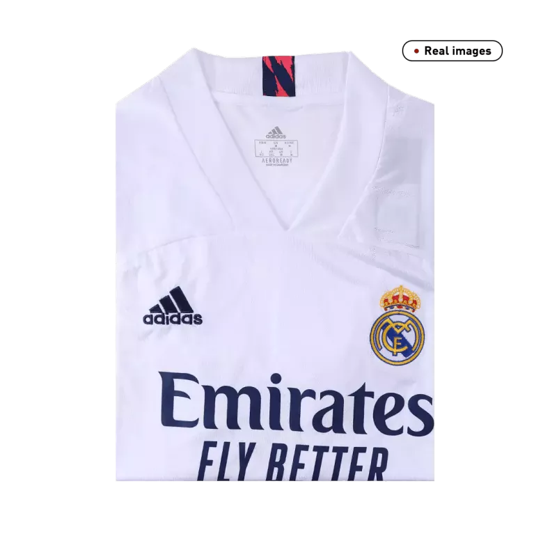 Camiseta de Fútbol Vini Jr. #20 Personalizada 1ª Real Madrid 2020/21 - camisetasfutbol