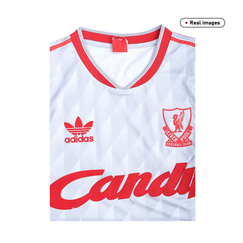 Camiseta Retro 1989/91 Liverpool Segunda Equipación Visitante Hombre - Versión Hincha - camisetasfutbol