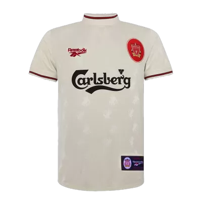 Camiseta Retro 1996/97 Liverpool Segunda Equipación Visitante Hombre - Versión Hincha - camisetasfutbol