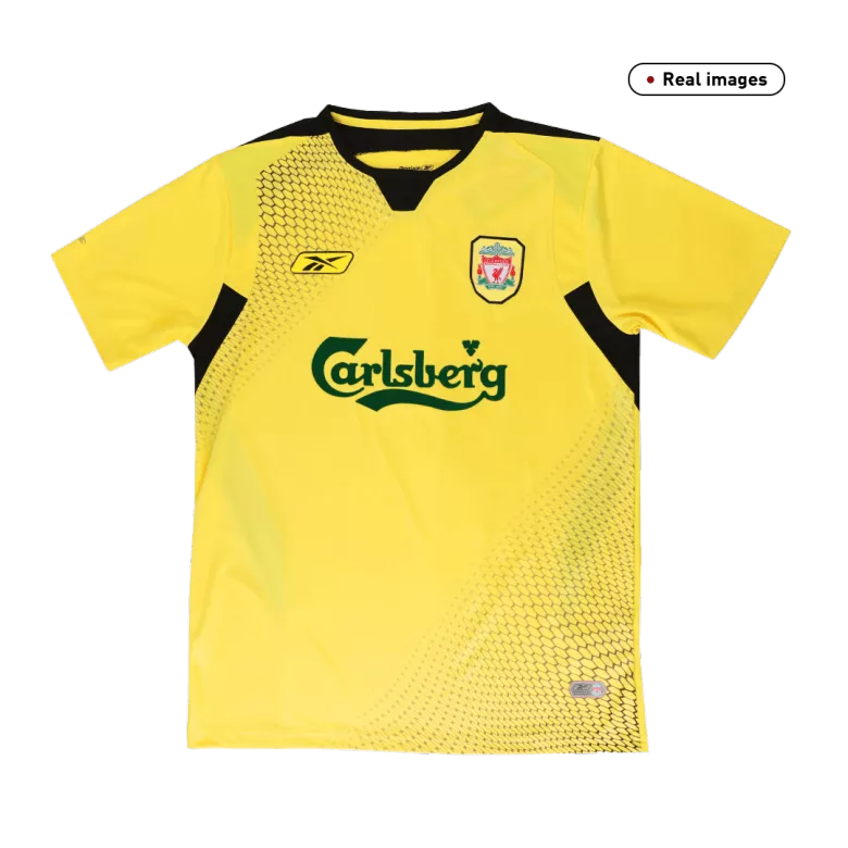 Camiseta Retro 2004/05 Liverpool Segunda Equipación Visitante Hombre - Versión Hincha - camisetasfutbol