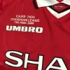 UCL Camiseta Retro 1999/00 Manchester United Primera Equipación Local Hombre - Versión Hincha - camisetasfutbol