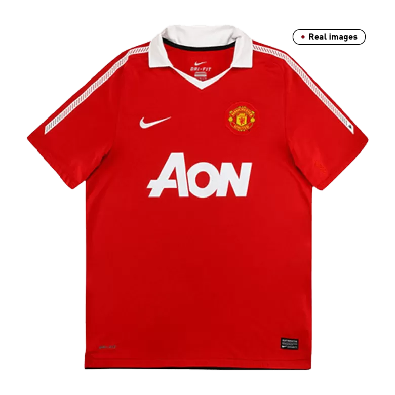Camiseta Retro 2010/11 Manchester United Primera Equipación Local Hombre - Versión Hincha - camisetasfutbol