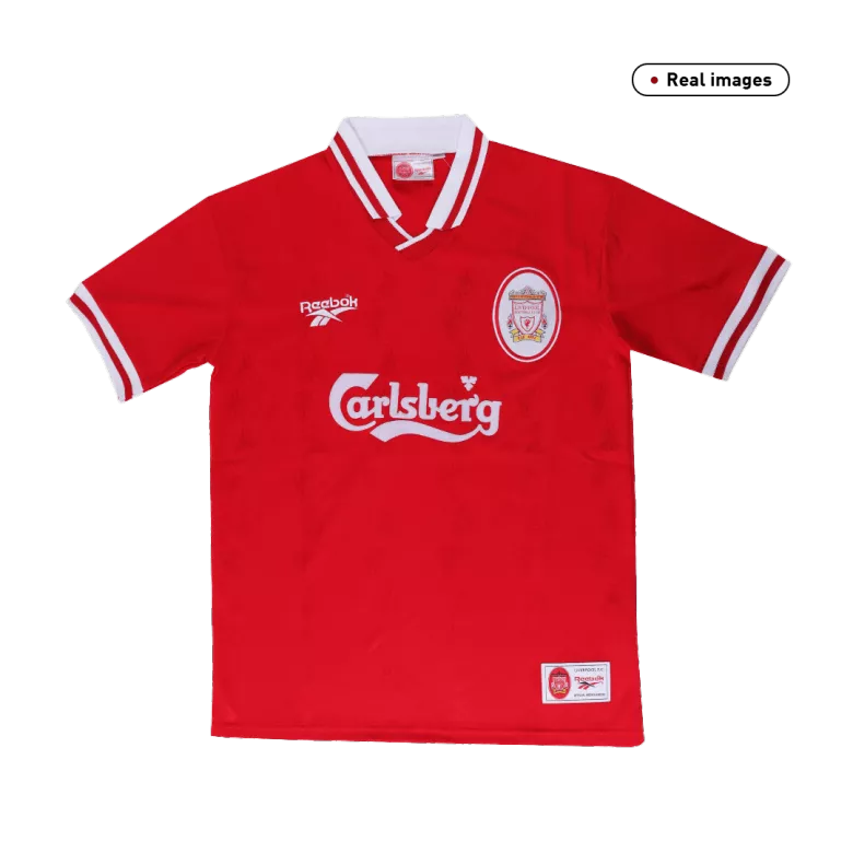 Camiseta Retro 1996/97 Liverpool Primera Equipación Local Hombre - Versión Hincha - camisetasfutbol