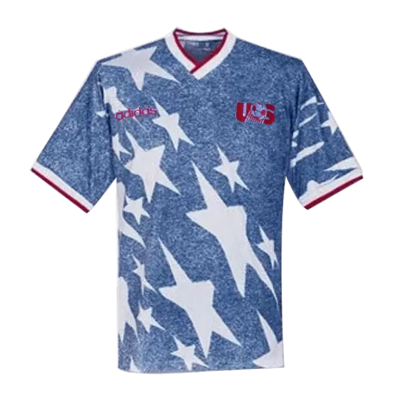 Camiseta Retro 1994 USA Segunda Equipación Visitante Copa del Mundo Hombre - Versión Hincha - camisetasfutbol