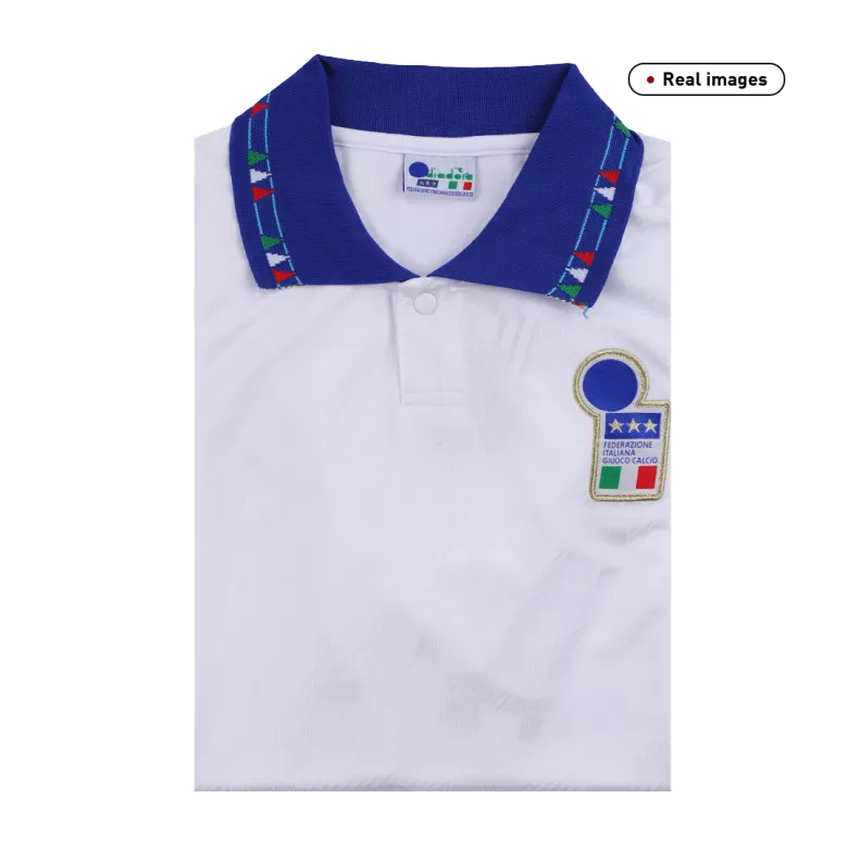 Camiseta Retro 1994 Italia Segunda Equipación Visitante Copa del Mundo Hombre - Versión Hincha - camisetasfutbol