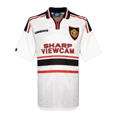 Camiseta Retro 1998/99 Manchester United Segunda Equipación Visitante Hombre - Versión Hincha - camisetasfutbol