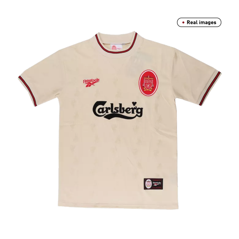 Camiseta Retro 1996/97 Liverpool Segunda Equipación Visitante Hombre - Versión Hincha - camisetasfutbol