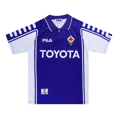 Camiseta Retro 1999/00 Fiorentina Primera Equipación Local Hombre - Versión Hincha - camisetasfutbol