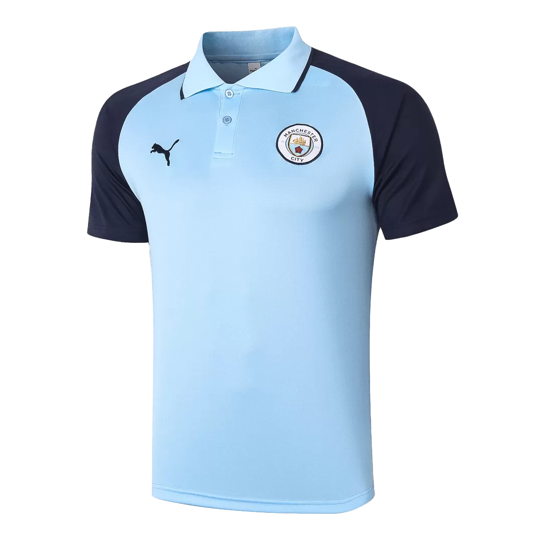 Camiseta Tipo Polo Manchester City 2020/21 Hombre Puma | CamisetasFutbol.cn