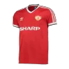 Camiseta Retro 1982/84 Manchester United Primera Equipación Local Hombre - Versión Hincha - camisetasfutbol