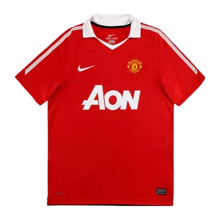 Camiseta Retro 2010/11 Manchester United Primera Equipación Local Hombre - Versión Hincha - camisetasfutbol