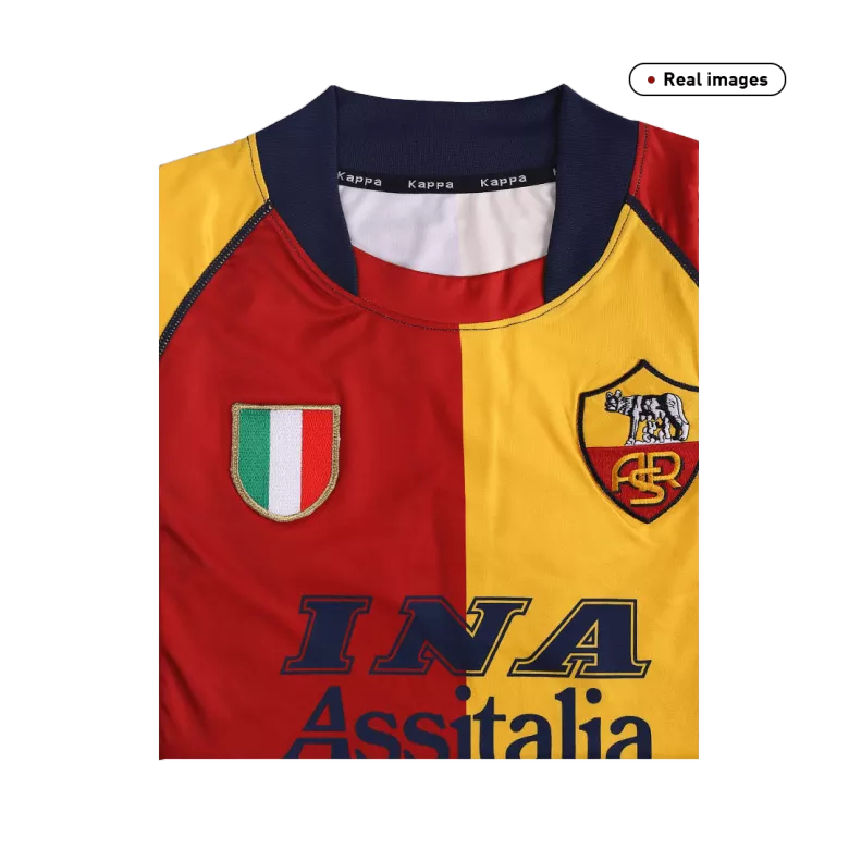 Camiseta Retro 2001/02 Roma Tercera Equipación Hombre - Versión Hincha - camisetasfutbol