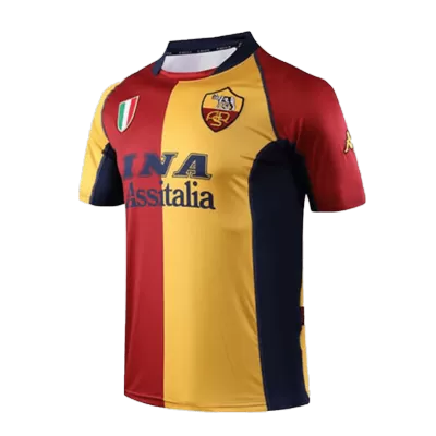 Camiseta Retro 2001/02 Roma Tercera Equipación Hombre - Versión Hincha - camisetasfutbol