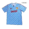 Camiseta Retro 1990/92 Manchester United Segunda Equipación Visitante Hombre - Versión Hincha - camisetasfutbol