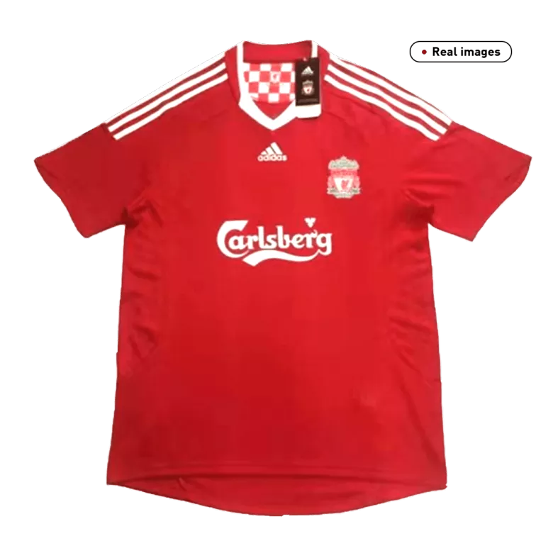Camiseta Retro 2008/09 Liverpool Primera Equipación Local Hombre - Versión Hincha - camisetasfutbol