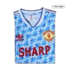 Camiseta Retro 1990/92 Manchester United Segunda Equipación Visitante Hombre - Versión Hincha - camisetasfutbol