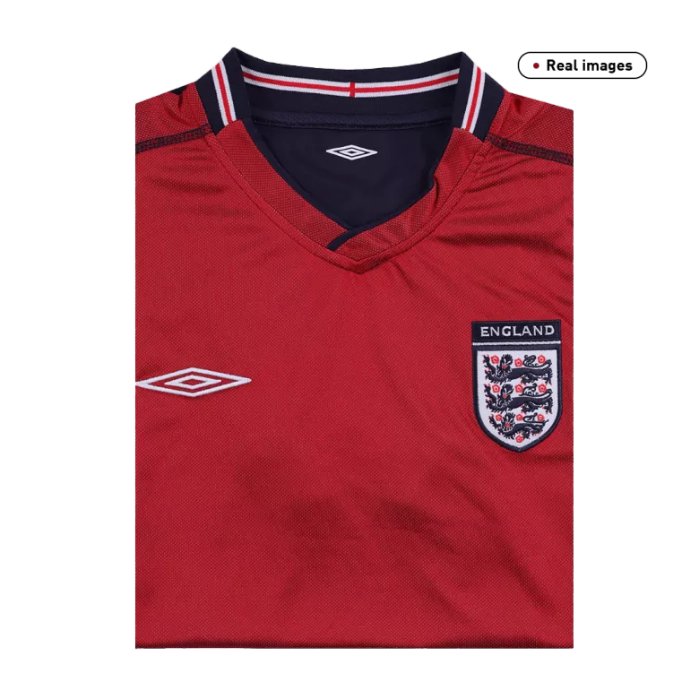 Camiseta Retro 2002 Inglaterra Segunda Equipación Visitante Hombre - Versión Hincha - camisetasfutbol