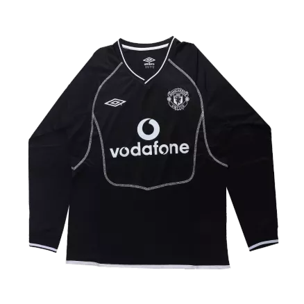 Camiseta Retro 2000/01 Manchester United Manga Larga Portero Hombre - Versión Hincha - camisetasfutbol