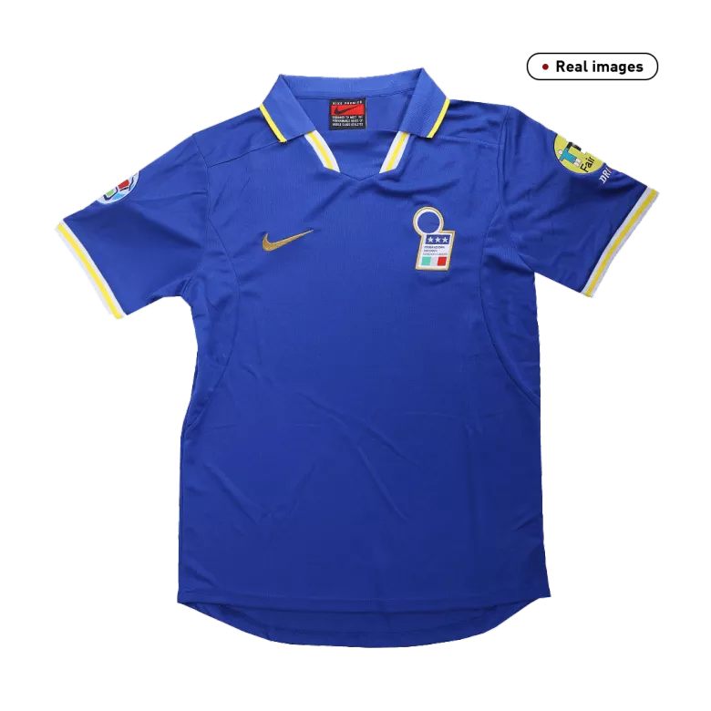 Camiseta Retro 1996 Italia Primera Equipación Local Hombre - Versión Hincha - camisetasfutbol