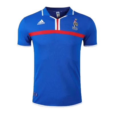 Camiseta de Fútbol Retro Francia Local 2000 para Hombre - Personalizada - camisetasfutbol